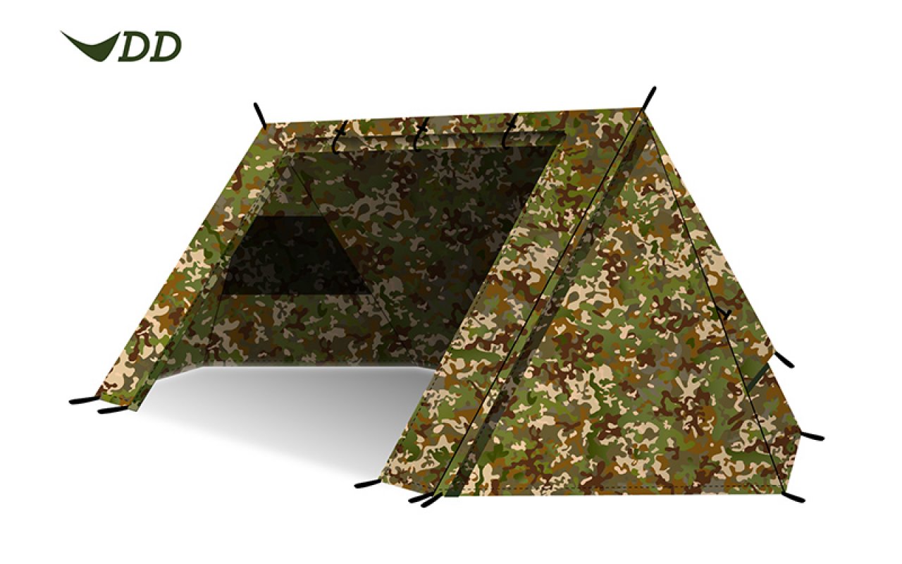 A clearance frame tarp